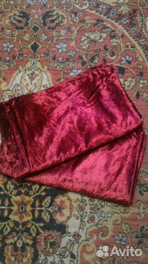 Шторы бархатные