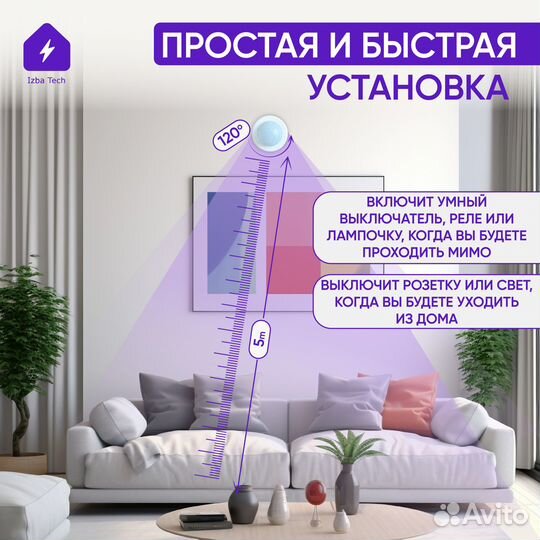 Умный датчик движения с Zigbee для Алисы