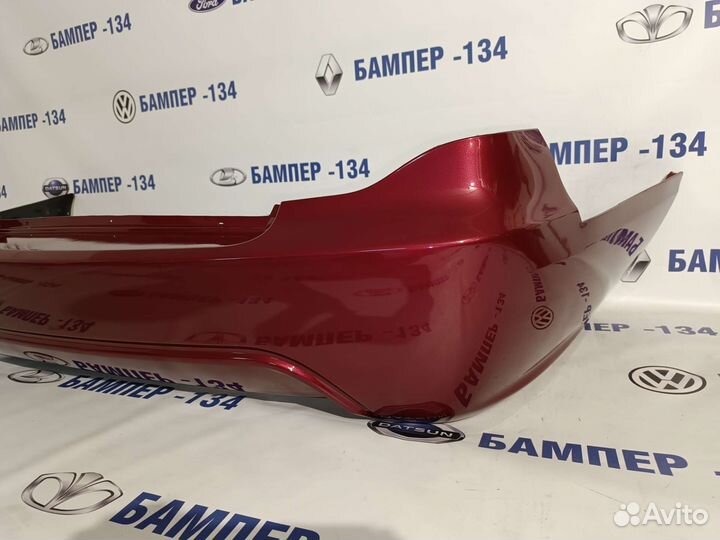 Бампер задний daewoo nexia n150 вишневый