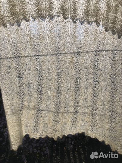 Платок шаль ручная вязка