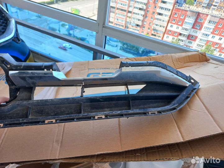 Решетка переднего бампера haval f7x