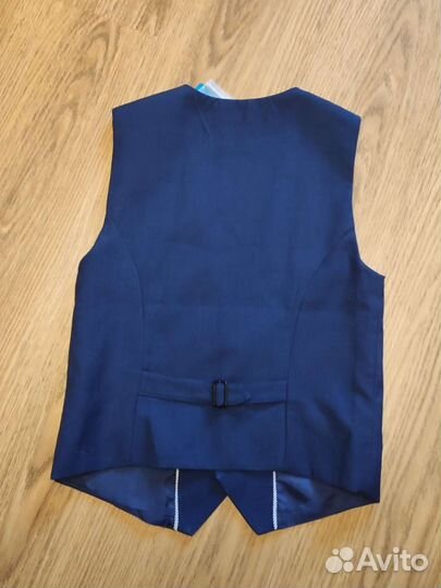 Жилет для школы, синий, рост 158