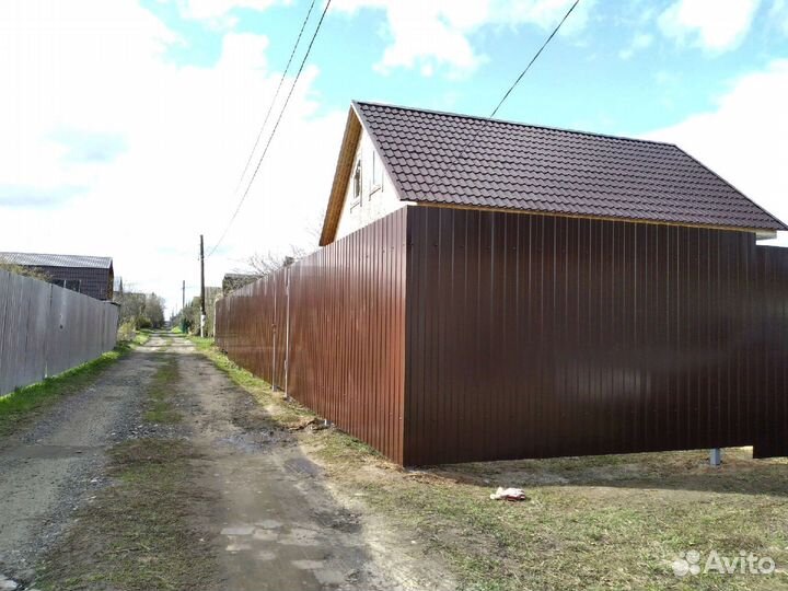 Забор из профнастила