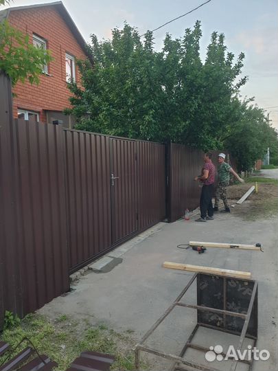 Откатные ворота под ключ