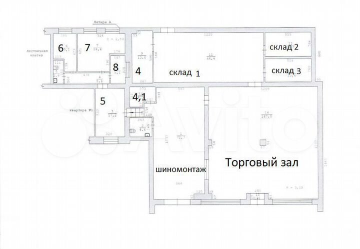 Торговая площадь, 394.9 м²