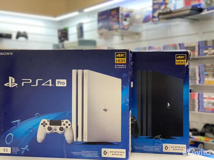 Sony PS4 PlayStation 4 Pro 1Tb + Гарантия