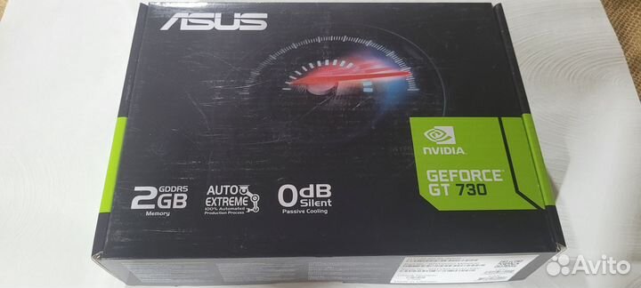 Видеокарта asus nvidia GeForce GT 730, GT730-4H-SL