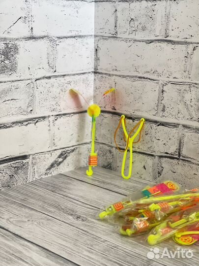 Рогатка вертолетик светящийся