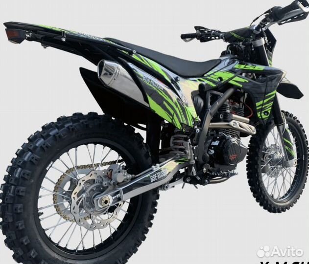 Эндуро / кросс мотоцикл BSE Z5 21/18 neon black