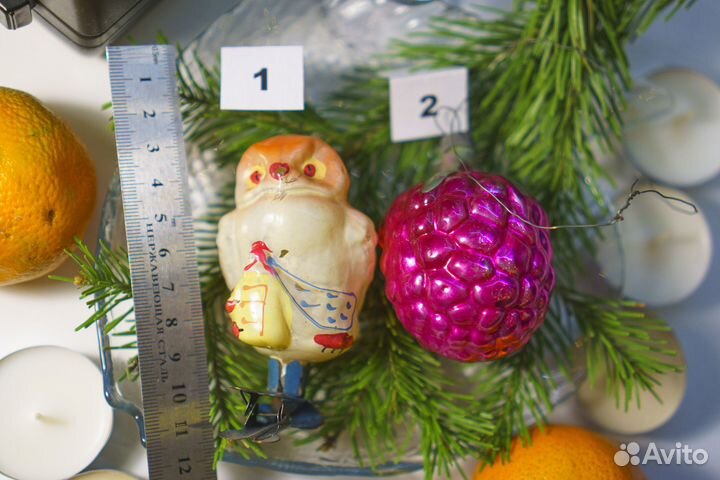 Елочные игрушки СССР 50х 60х разные