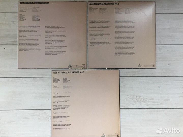 Jazz виниловые пластинки 3шт к-т