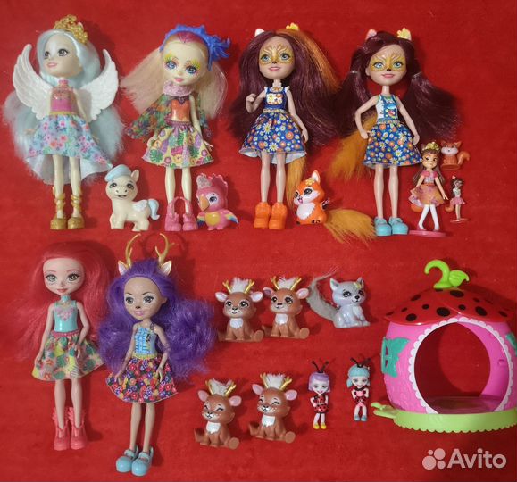 Enchantimals пегас, попугай