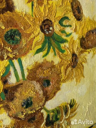 Картина маслом на холсте цветы