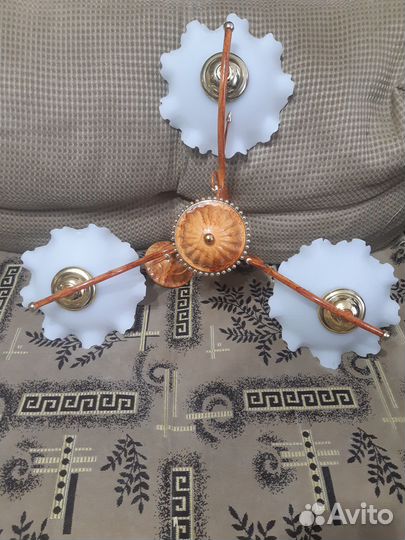 Люстра потолочная подвесная бу