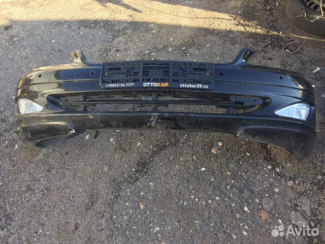 Передний бампер на мерседес W221