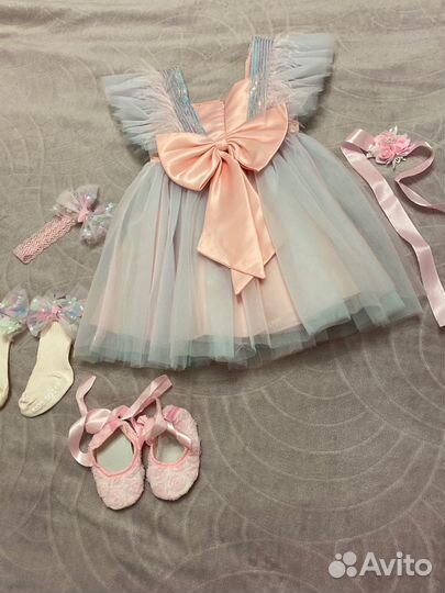 Детское праздничное платье 86