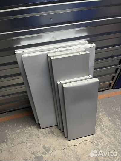 Полки для металлического стеллажа (обрезки) бу