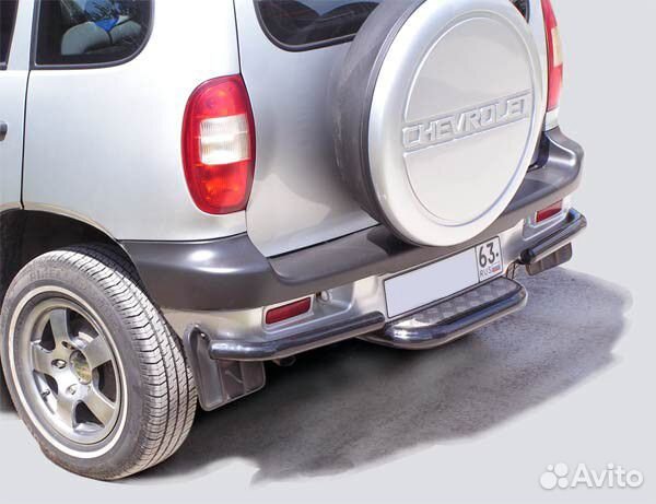 Задняя подножка нива шевроле