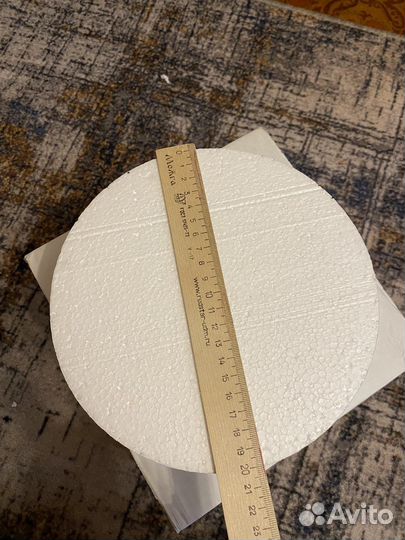 Диск из пенопласта для поделок