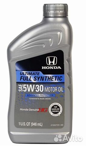 Масло Honda Ultimate Full Synthetic 5W-30 SP/GF-6