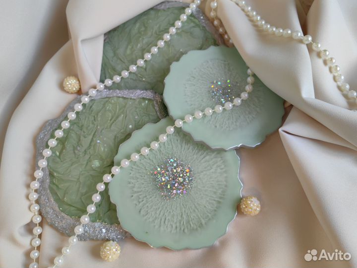 Подставки под бокалы, подстаканники, костеры