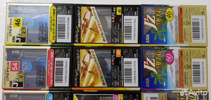 Axia (Fuji) кассеты Metal в коллекцию и под запись