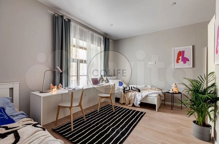 Комната 18 м² в 1-к., 2/2 эт.