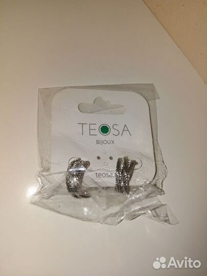 Серьги бижутерия новые