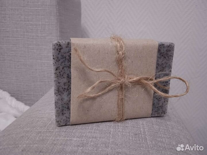 Мыло-скраб с кофе и морской солью