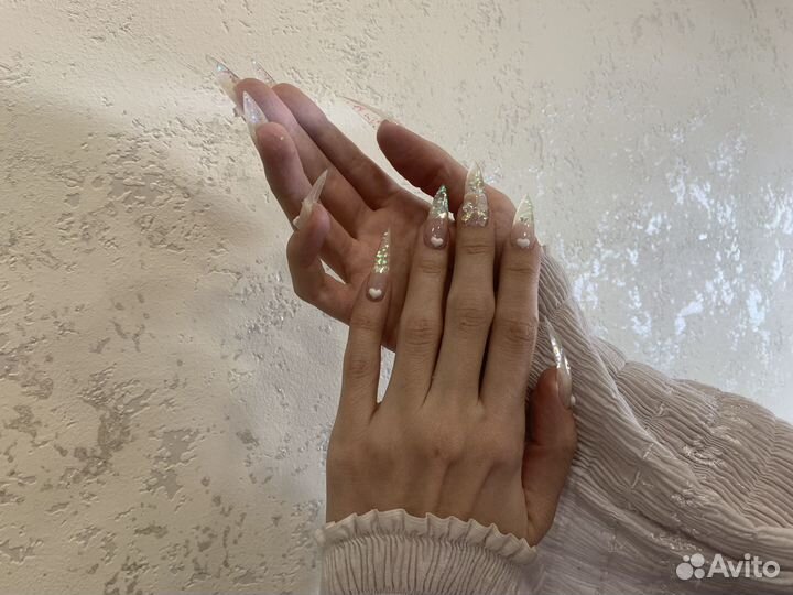 Модели на маникюр.Наращивание ногтей