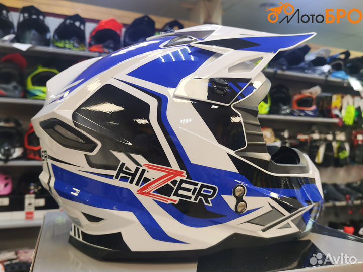 Шлем мото кроссовый hizer