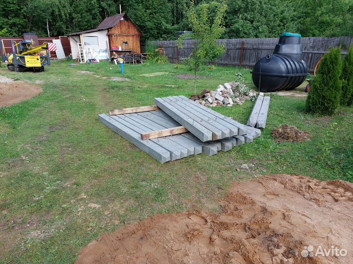 Сваи жб / Фундамент на жб сваях / Забивка свай