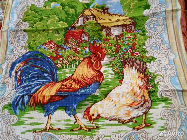 Вафельные полотенца новые 