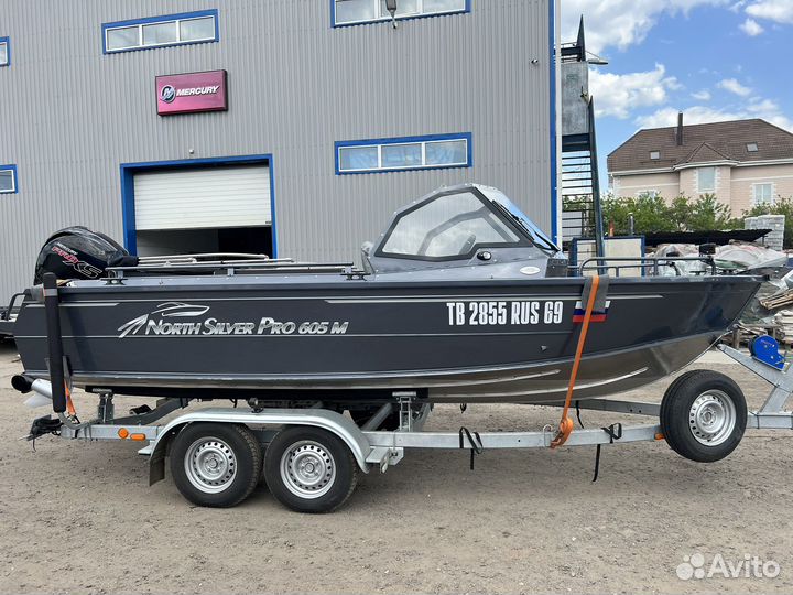 NorthSilver PRO 605 M + Mercury F 150 PRO XS