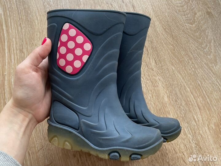 Детские резиновые сапоги 22 23