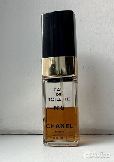 Chanel но 5 eau de toilette 100 мл винтаж б/у