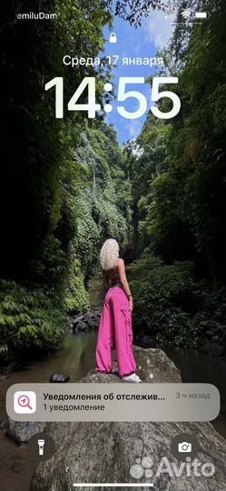 Брюки карго фуксия s m размер