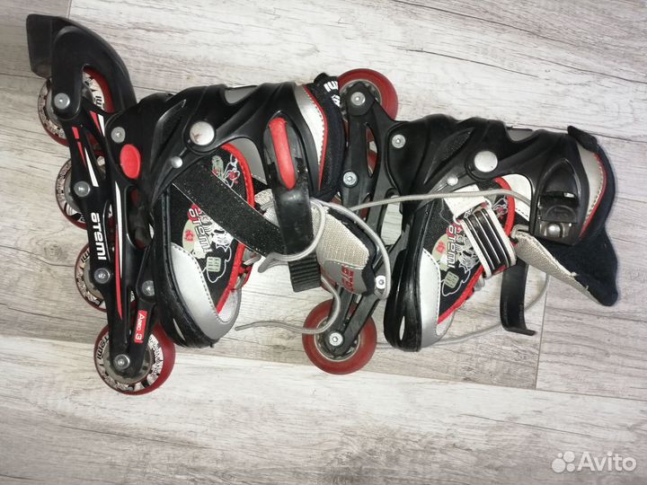 Роликовые коньки детские раздвижные