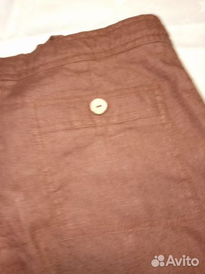 Брюки женские 46р чистый лён