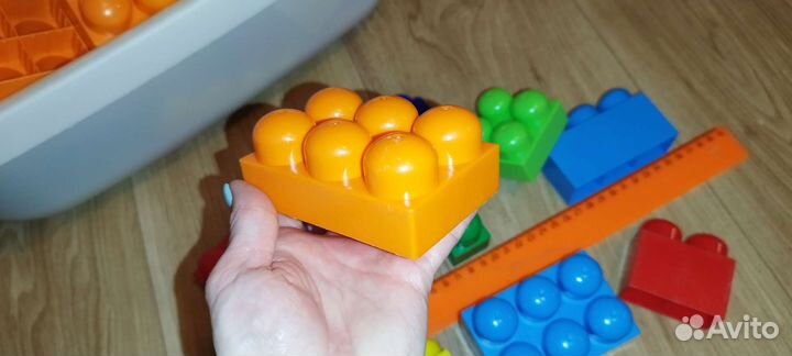 Конструктор Полесье Юниор крупный 115 деталей