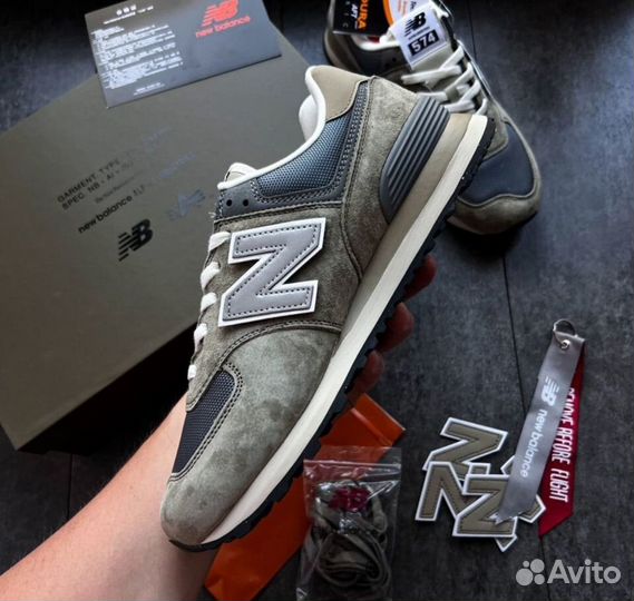 New balance 574 alpha industries 41-45р