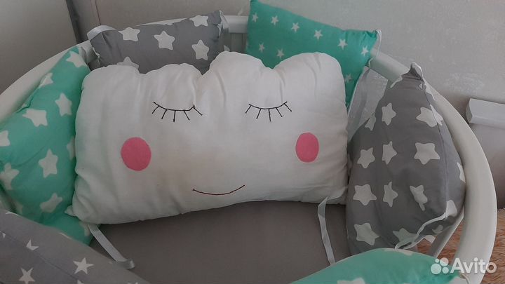 Бортики в детскую кроватку