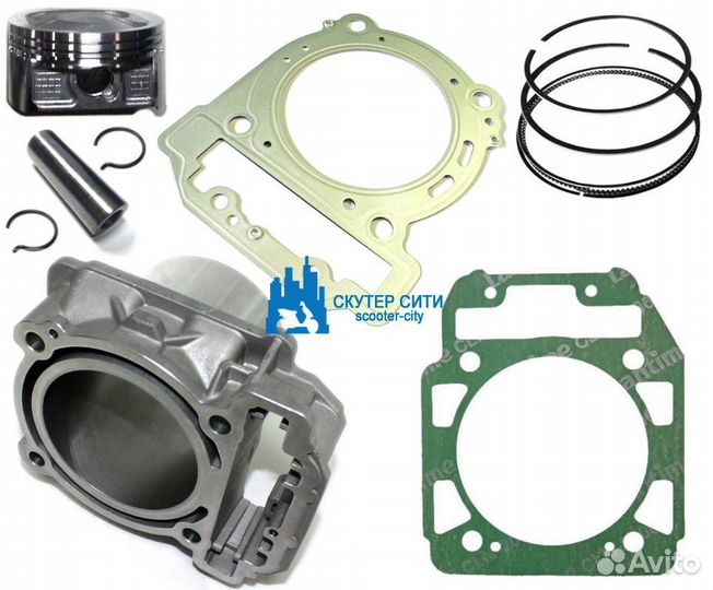 Цпг в сборе Stels 800 (91мм) Stels Guepard/Росомах