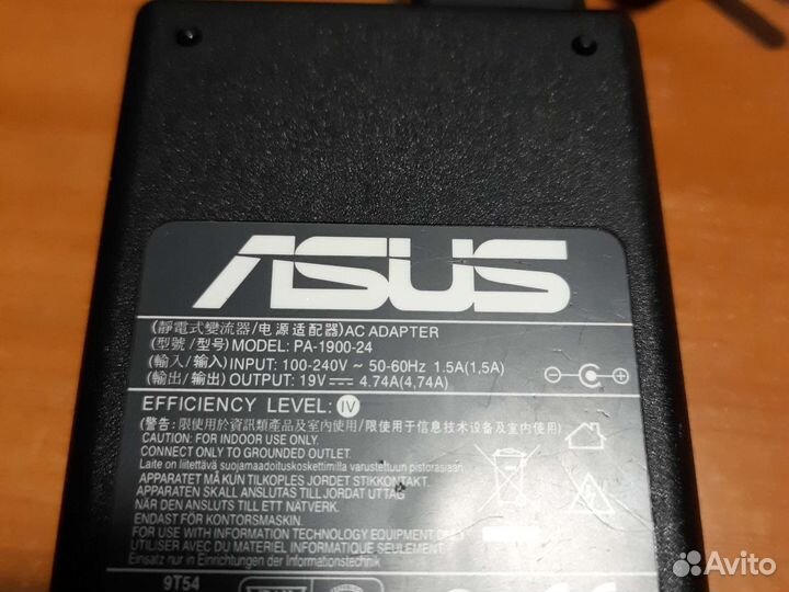 Блок питания для ноутбука asus 19v 4.74а