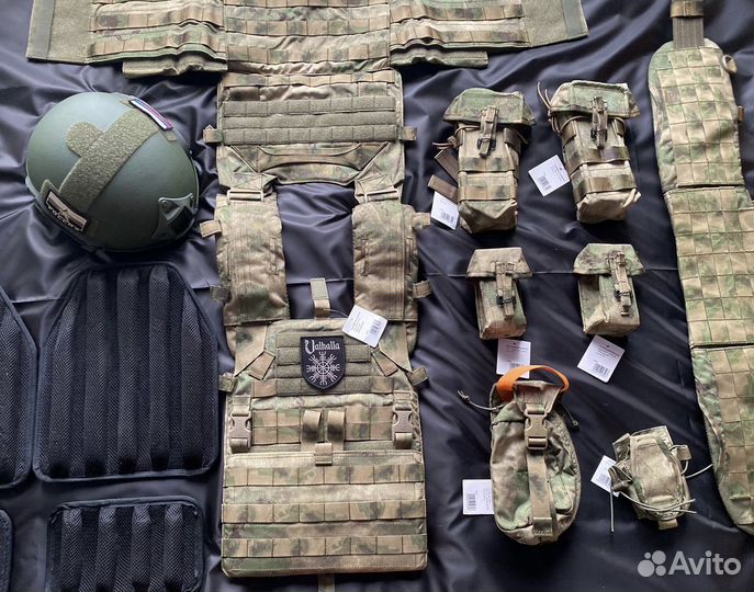 Бронежилет мох и мультикам,пояс воин ссо,шлем