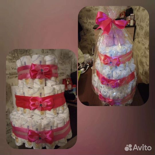 Торт из памперсов