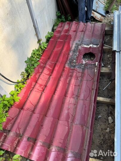 Метало черепица бу