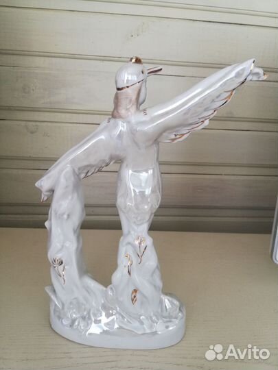 Балерина - аист фарфоровая статуэтка СССР