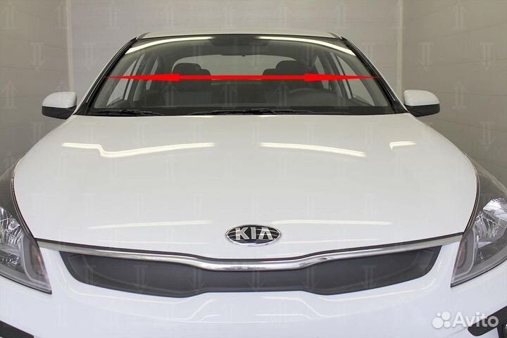 Лобовое стекло на Киа Рио