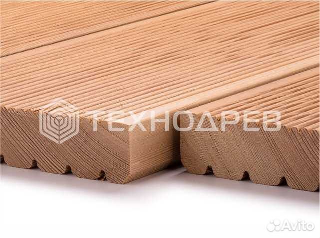 Террасная доска лиственница, 28х140 мм, вс